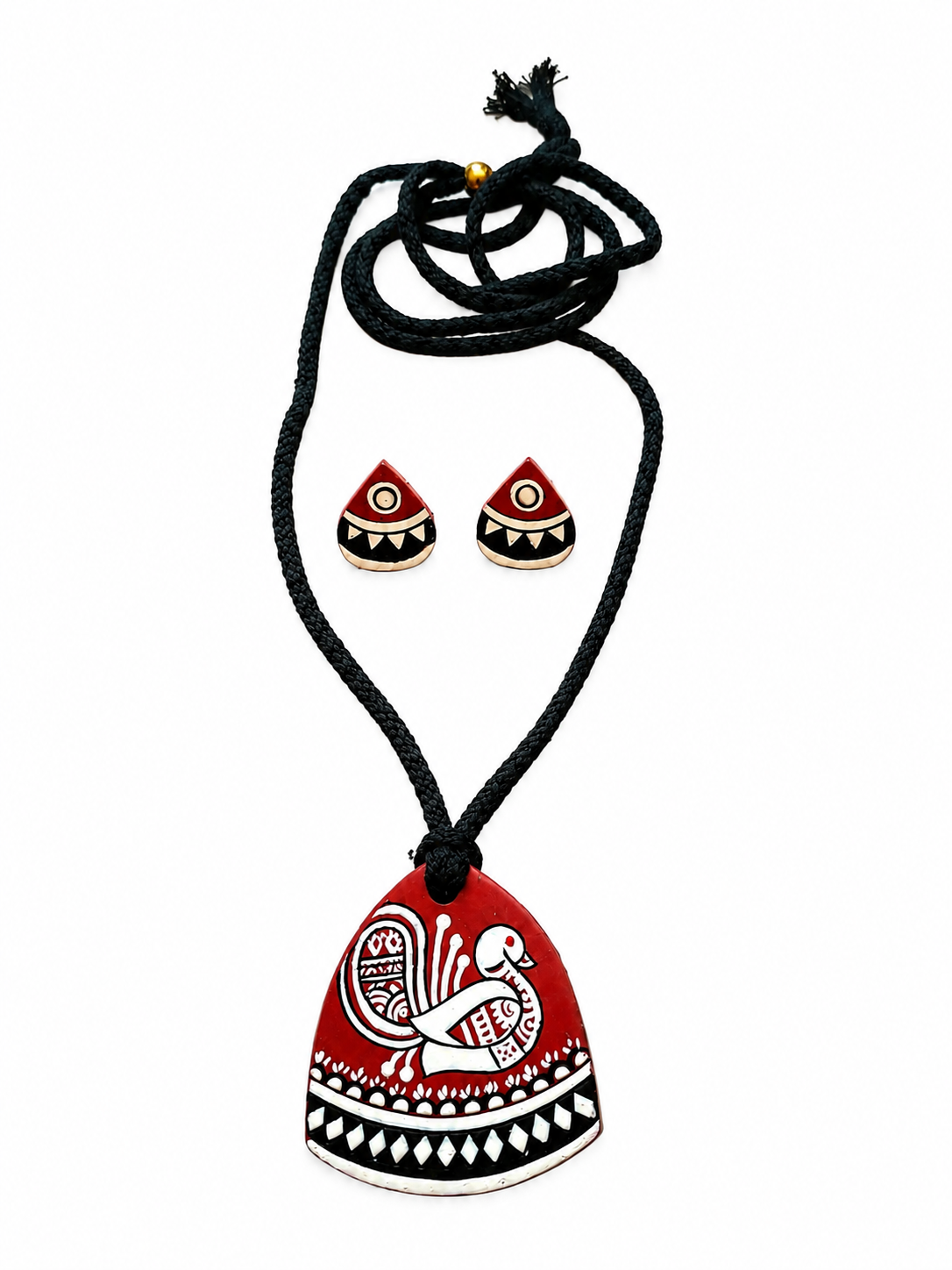Peacock Pendant Set