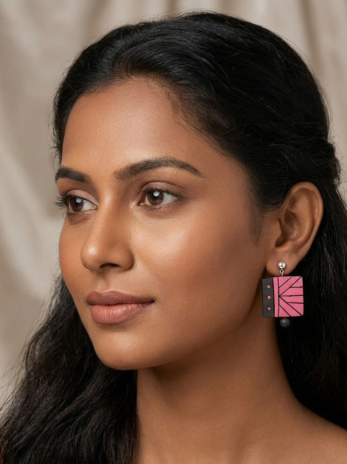 Mosaic Handmade Stud Earrings