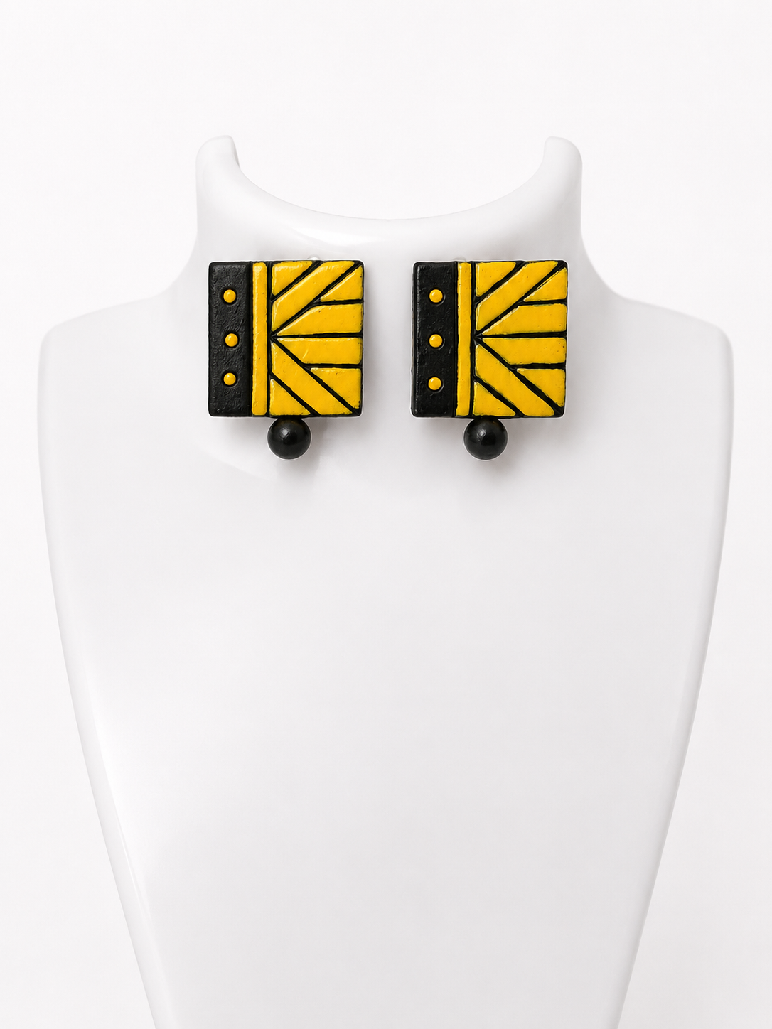 Mosaic Handmade Stud Earrings