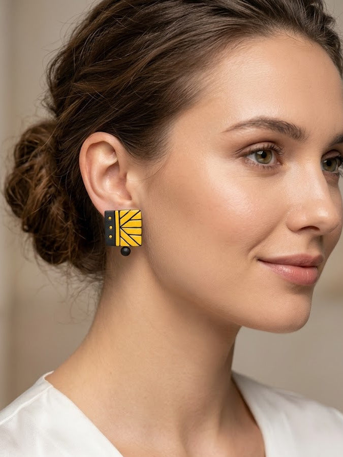 Mosaic Handmade Stud Earrings