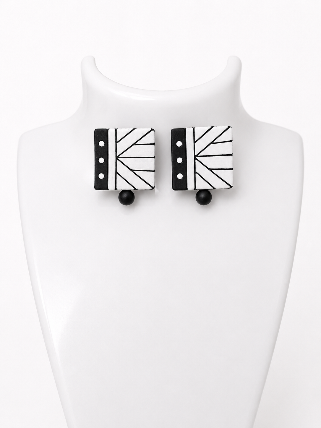 Mosaic Handmade Stud Earrings