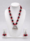 Rudrani Jhumka Charm Necklace & Earrings Set