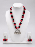 Rudrani Jhumka Charm Necklace & Earrings Set