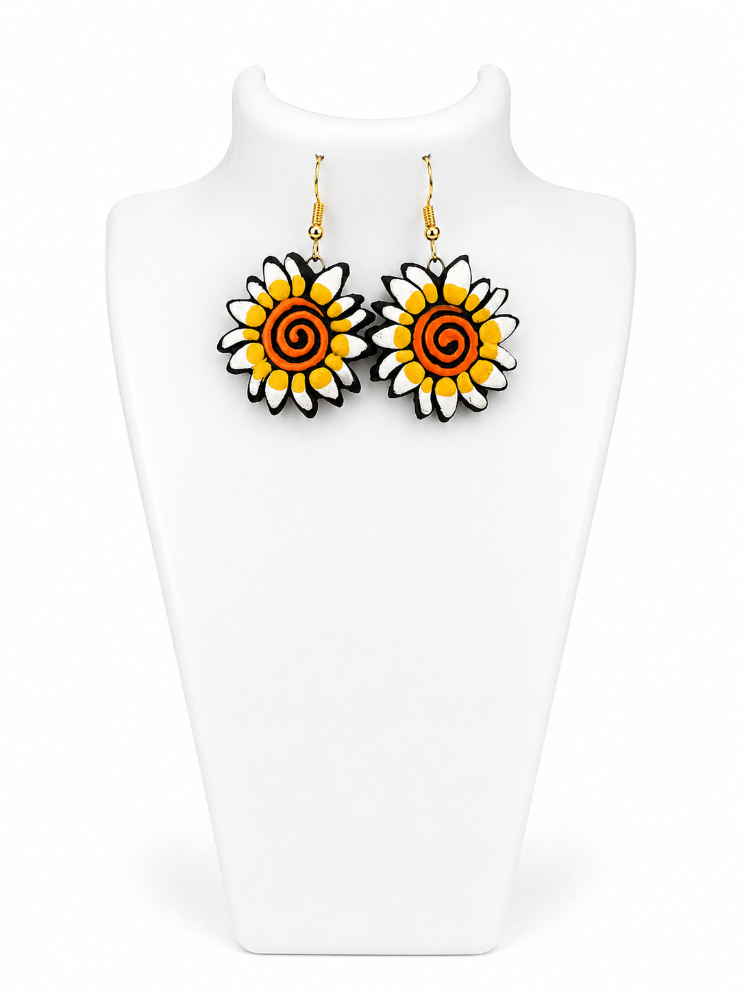 Flower Bloom Mud Earrings