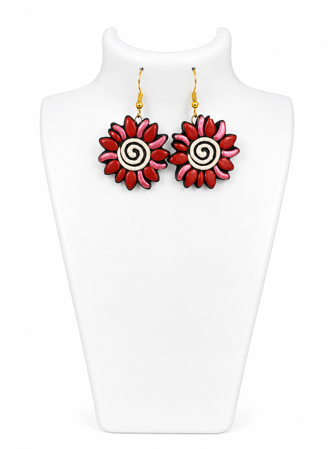 Flower Bloom Mud Earrings