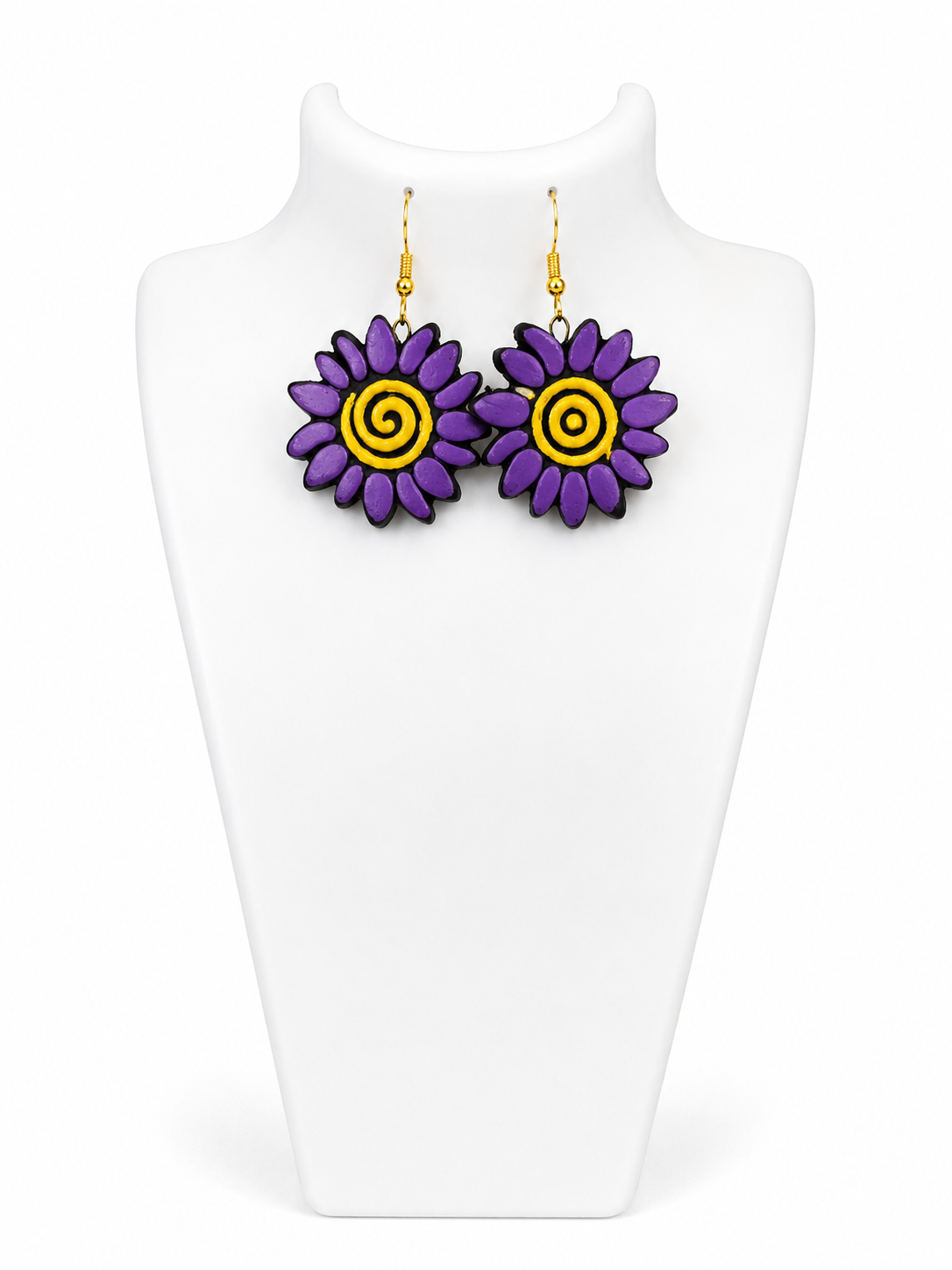 Flower Bloom Mud Earrings