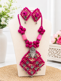 Gulnaar Devi Fabric Statement Necklace Set