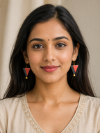 Triangle Drop Earrings