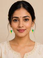 Triangle Drop Earrings