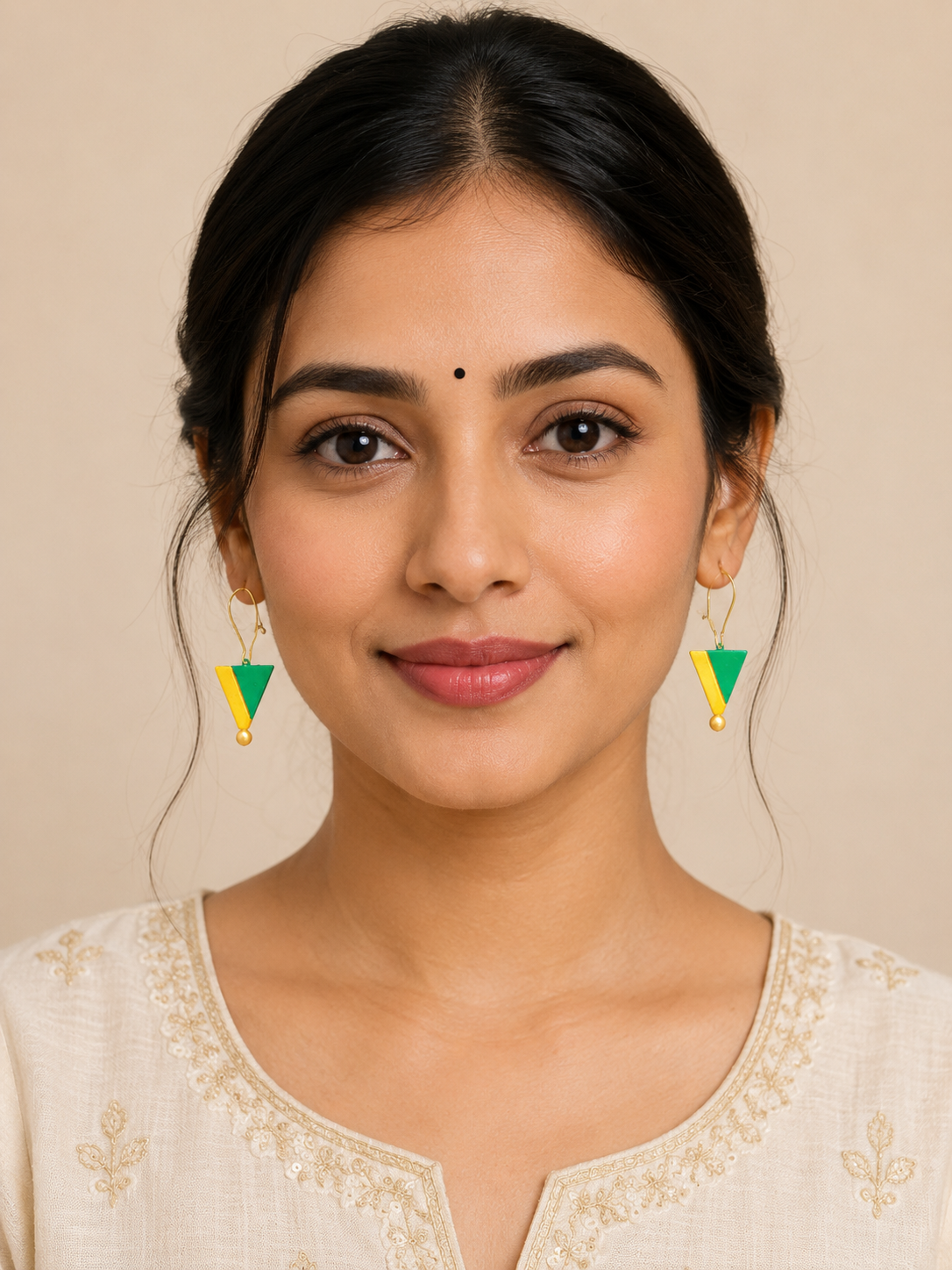 Triangle Drop Earrings