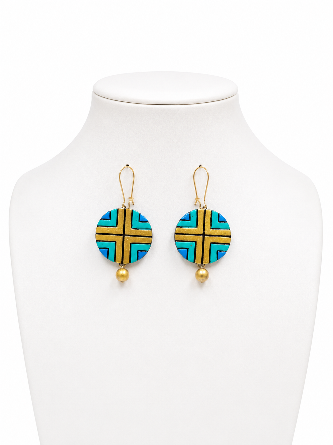 Mosaic Drop Earrings