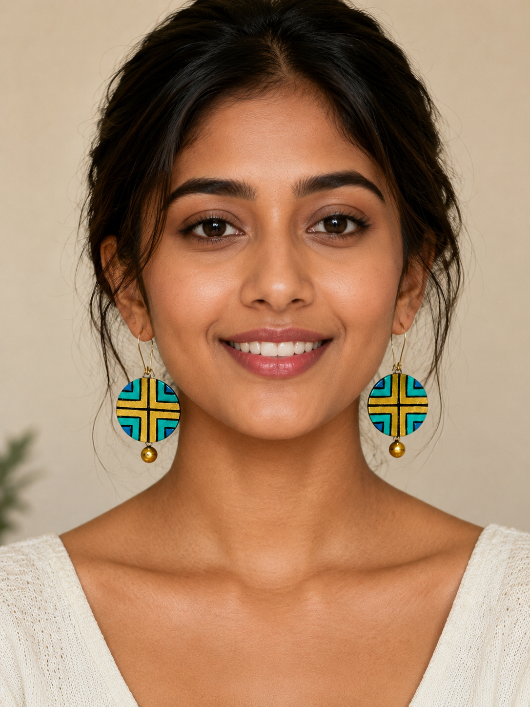 Mosaic Drop Earrings