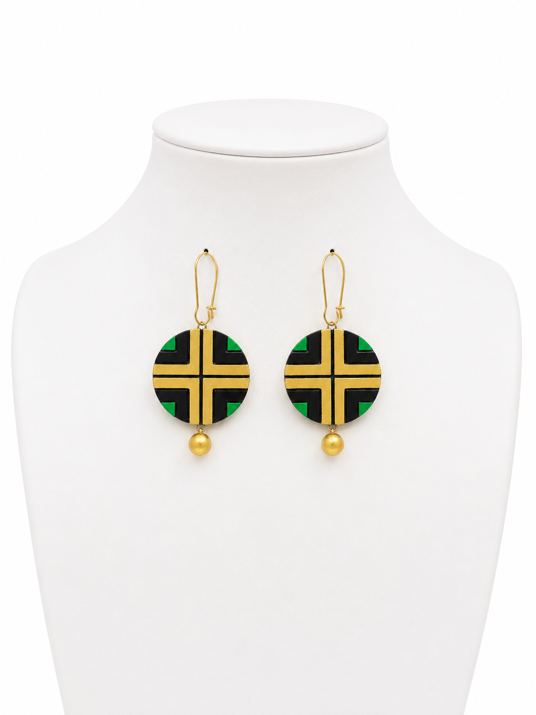 Mosaic Drop Earrings