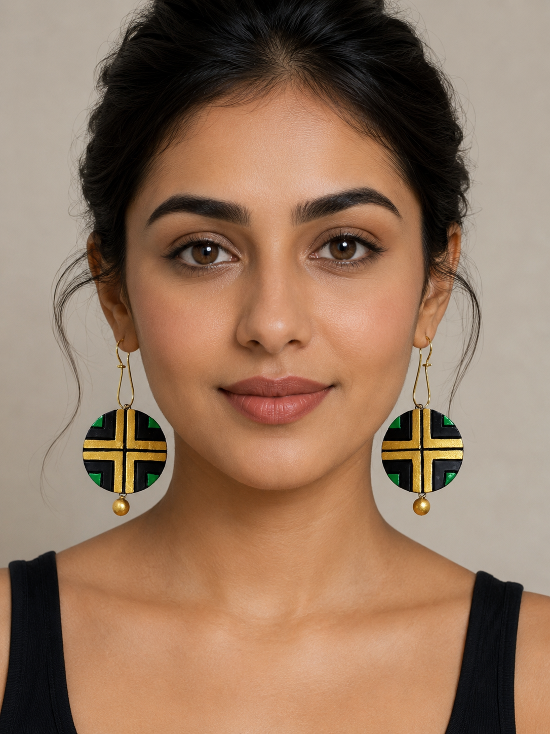 Mosaic Drop Earrings