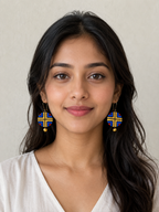 Mosaic Drop Earrings