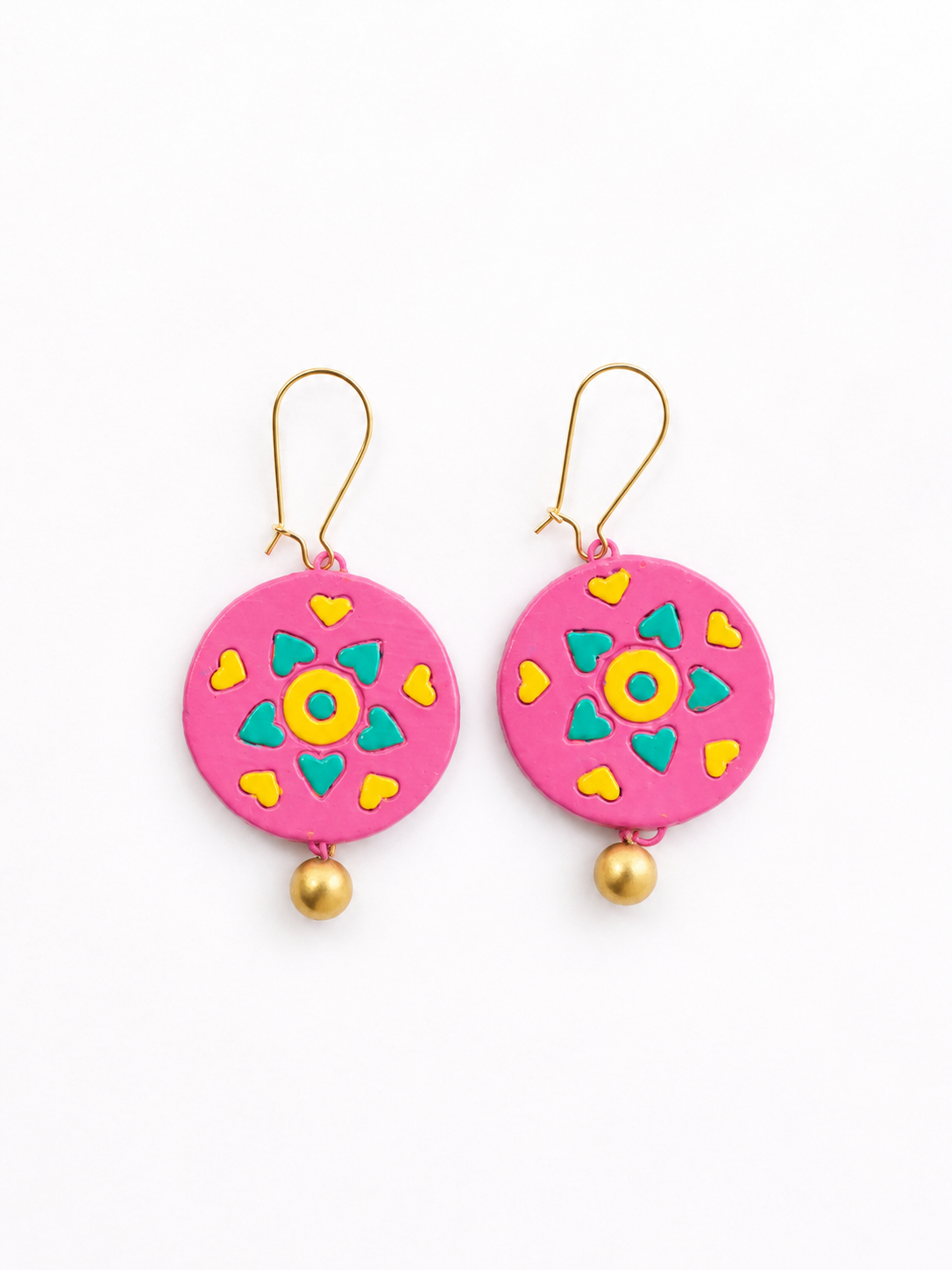 Mandala Boho Drop Earrings