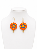 Mandala Boho Drop Earrings