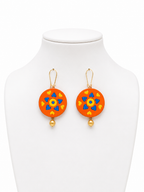 Mandala Boho Drop Earrings
