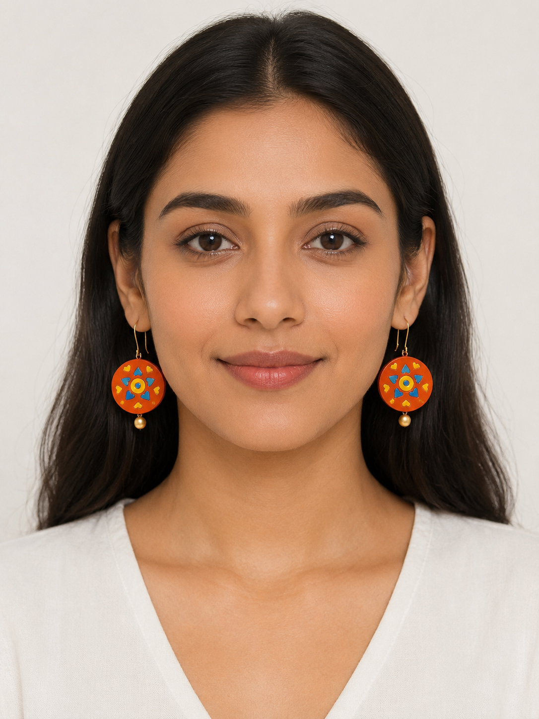 Mandala Boho Drop Earrings