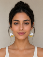 Luna Curve Statement Earrings