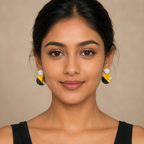 Monochrome Geo Pop Stud Earrings