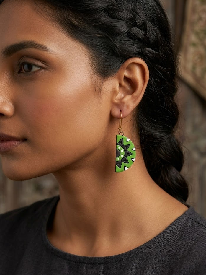 Moon Bloom Arch Earrings