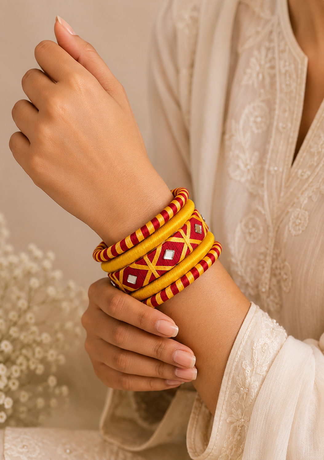 Rang Threa dwork Bangle Set