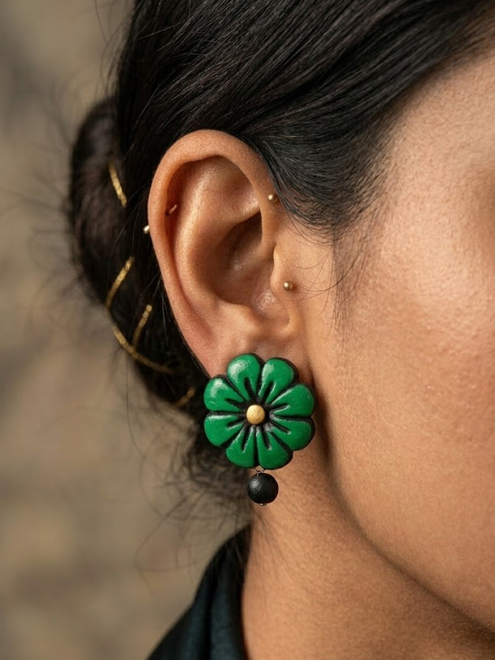 Forest Blossom Drop Earrings