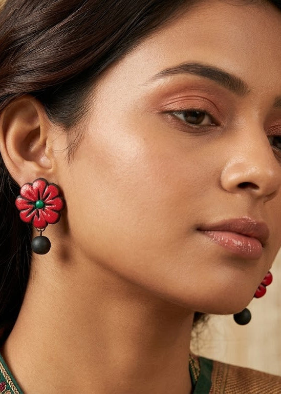 Forest Blossom Drop Earrings