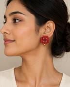 Spiral Handcrafted Stud Earrings
