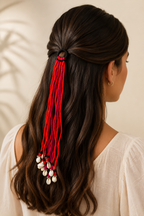 Shell Tassel Hair Tie