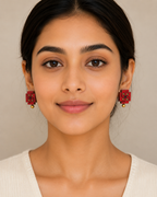 Spiral Handcrafted Stud Earrings