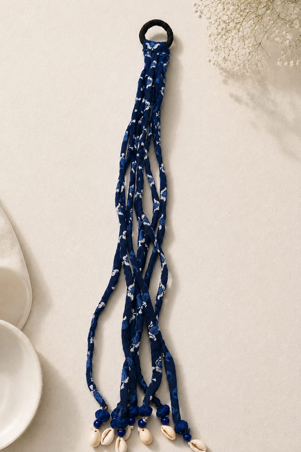 Shell Tassel Hair Tie
