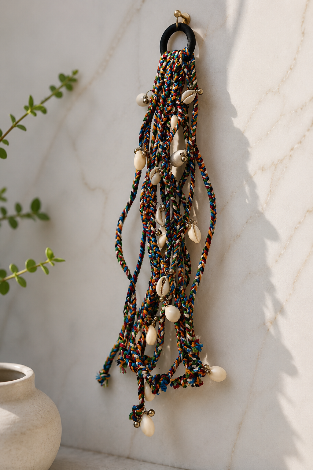 Shell Tassel Hair Tie
