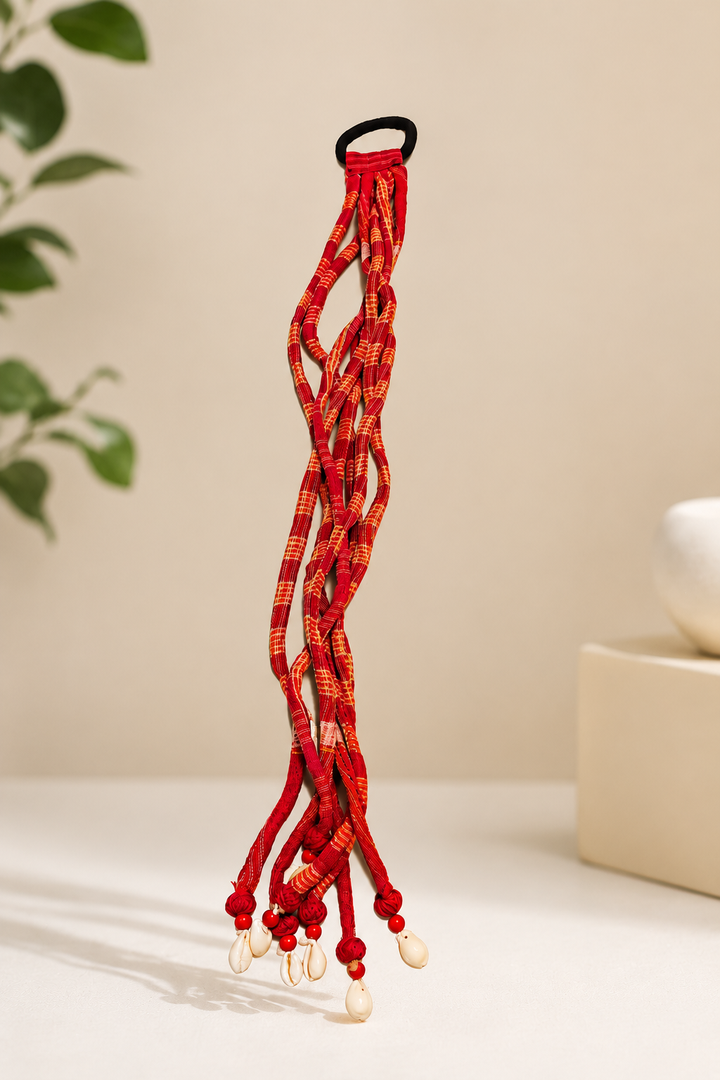 Shell Tassel Hair Tie