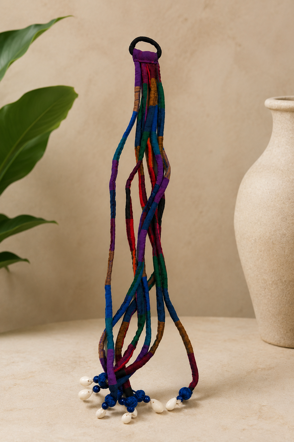 Shell Tassel Hair Tie