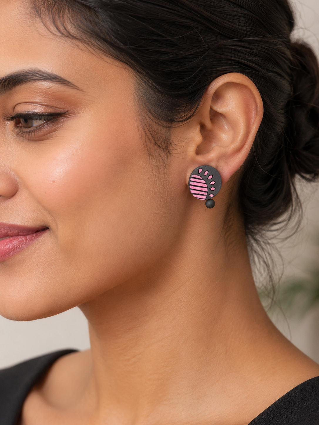 Sun Handmade Stud Earrings