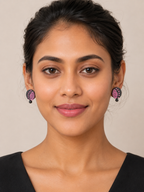 Sun Handmade Stud Earrings