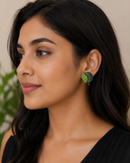 Sun Handmade Stud Earrings
