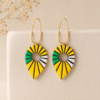 Sunbeam Loop Statement Earrings