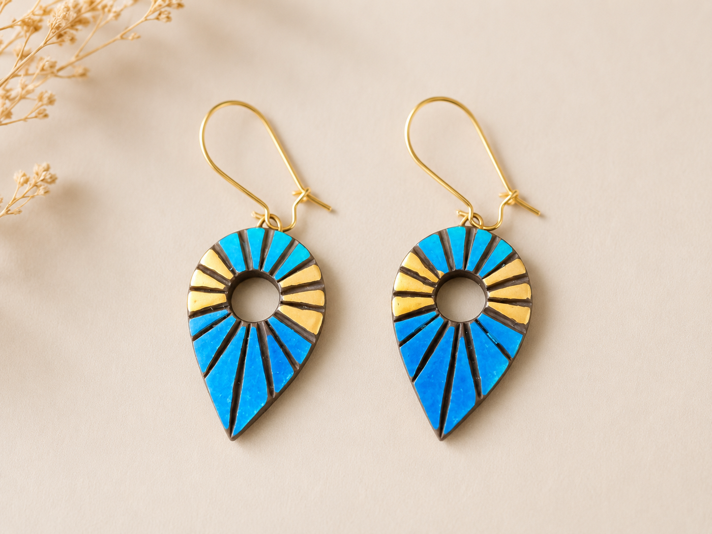 Sunbeam Loop Statement Earrings
