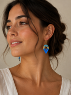 Sunbeam Loop Statement Earrings