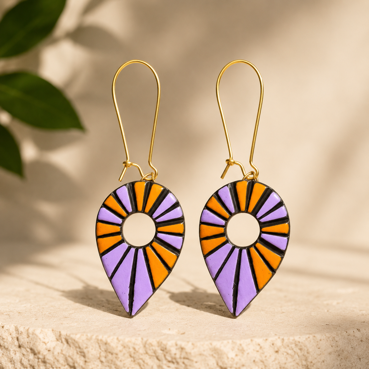 Sunbeam Loop Statement Earrings