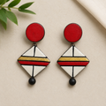 Geo Drop Statement Earrings