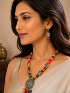 Rangriti Heritage Medallion Necklace Set