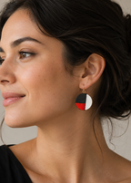 Modern Mosaic Drop Earrings