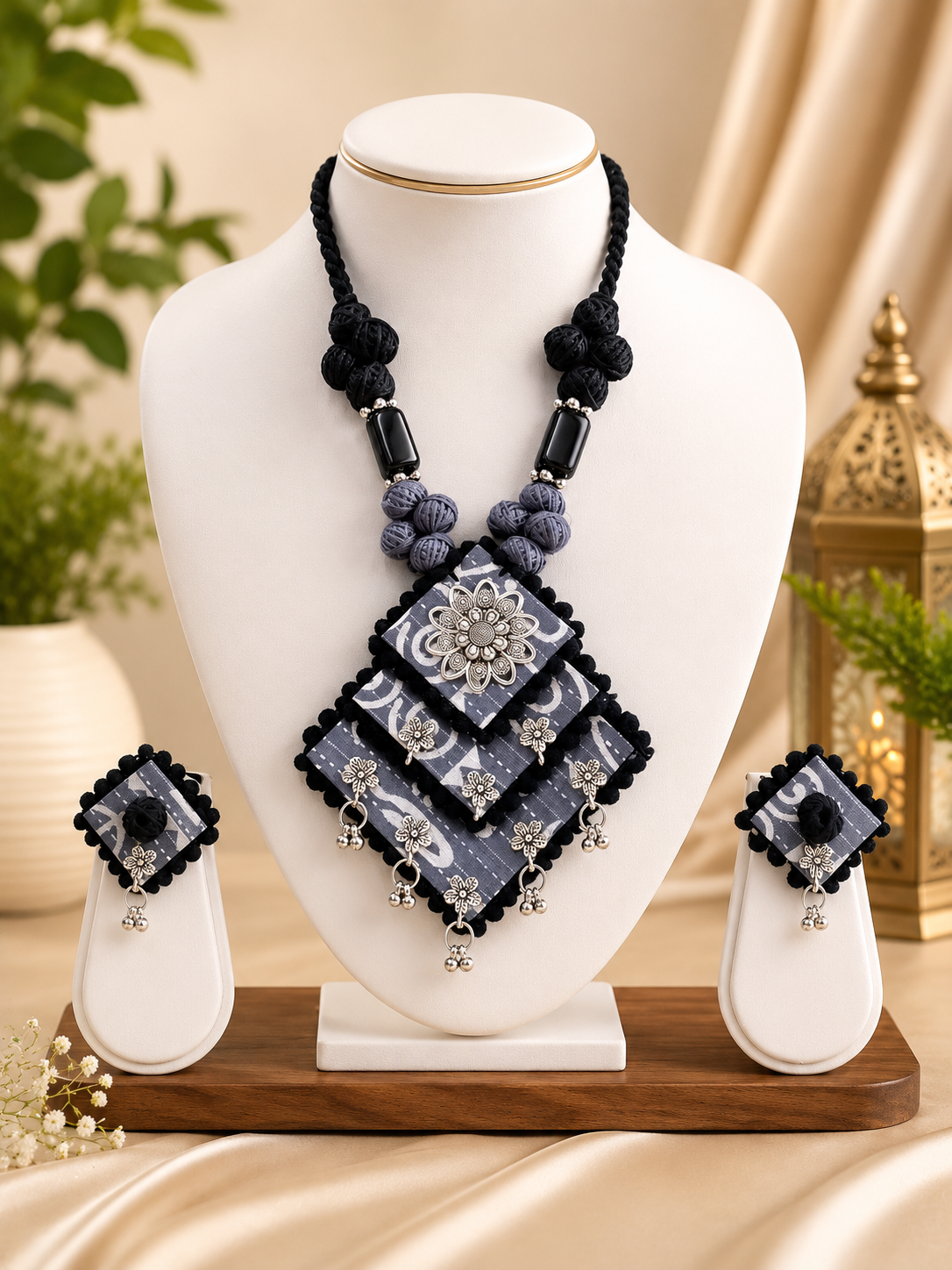 Vastra Black Bloom Collection