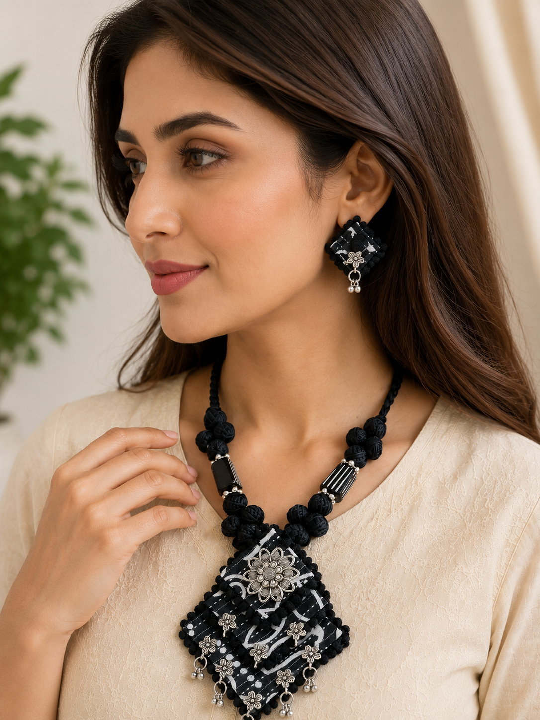 Vastra Black Bloom Collection