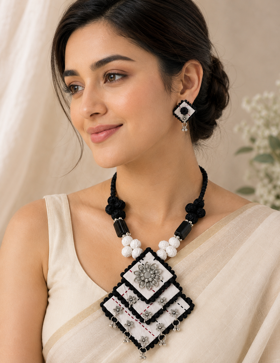 Vastra Black Bloom Collection