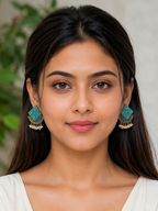 Bloom Drape Pearl Earrings